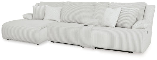 Top Tier 4-Piece Reclining Sectional with Chaise