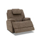 Flexsteel Zecliner Model 4+ Power Lift Recliner with Power Headrest & Lumbar, Heat & Massage - Toast