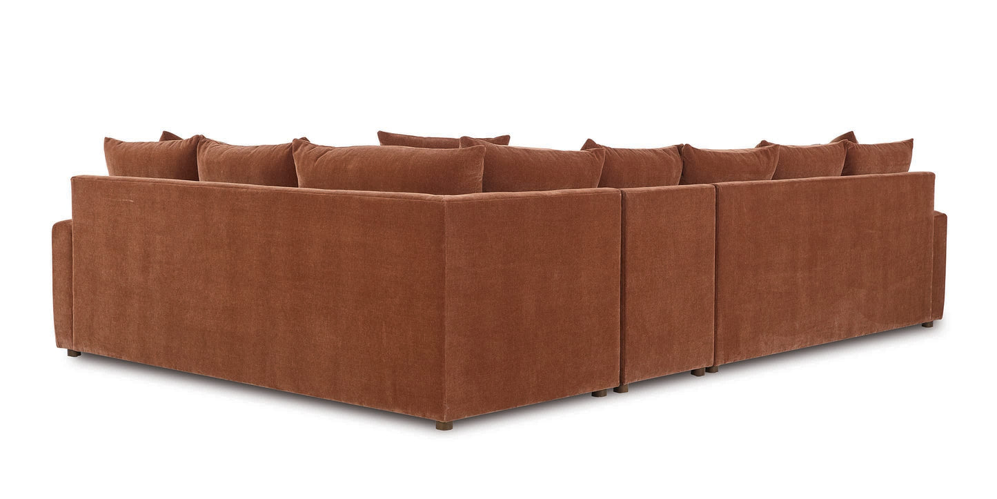 Bassett Lawson Wide Track Arm 2-Piece Sectional