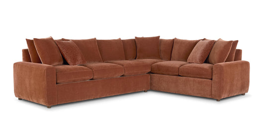 Bassett Lawson Wide Track Arm 2-Piece Sectional