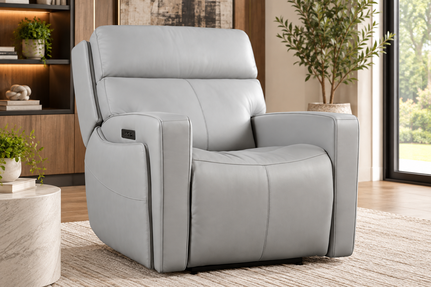 Liberty Chase Power Recliner (P3 & ZG) - Gray