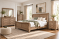 Liberty Rustic Traditions King Sleigh Bed, Dresser, Mirror, Chest & Nightstand