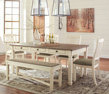 Load image into Gallery viewer, Bolanburg Dining Table and 4 Chairs and Bench
