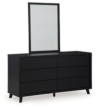 Load image into Gallery viewer, Danziar Queen Panel Bed with Mirrored Dresser, Chest and 2 Nightstands

