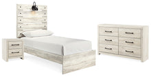 Load image into Gallery viewer, Cambeck Twin Panel Bed with Dresser and Nightstand
