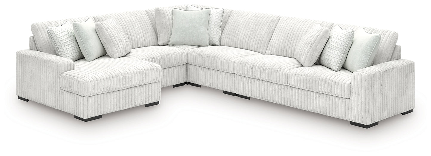 Stupendous 5-Piece Sectional with Chaise