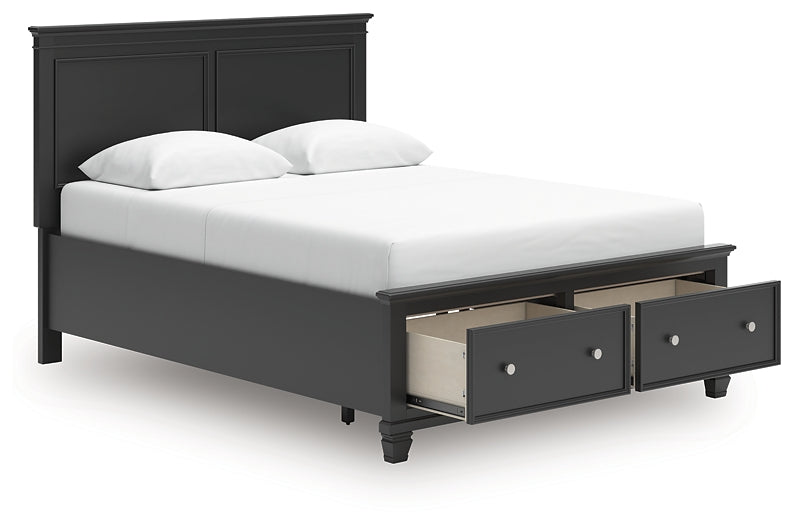 Lanolee Queen Panel Storage Bed