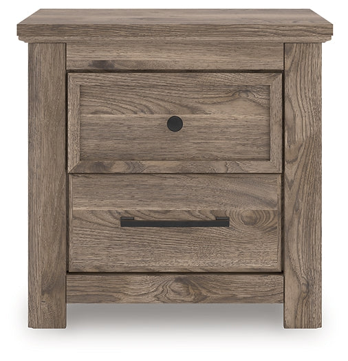 Rusticott Two Drawer Night Stand