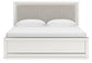 Zuraleus King Upholstered Panel Platform Bed