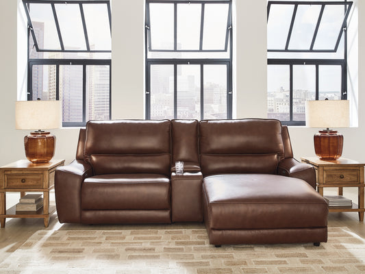 DeepWakes 3-Piece Power Reclining Sectional with Chaise