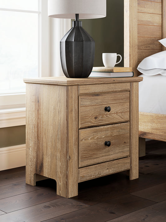 Makidern Two Drawer Night Stand
