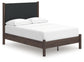 Pamytta Full Upholstered Panel Platform Bed, Dresser, Mirror, Chest and Nightstand