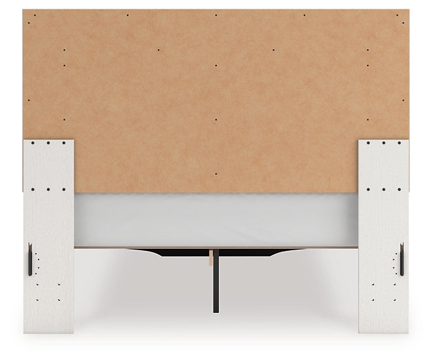 Zuraleus Queen Upholstered Panel Platform Storage Bed, Dresser, Mirror, Chest and Nightstand