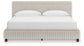 Zuraleus California King Upholstered Bed, Dresser, Mirror and Nightstand