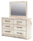 Lawroy Full Panel Storage Bed, Dresser, Mirror and Nightstand