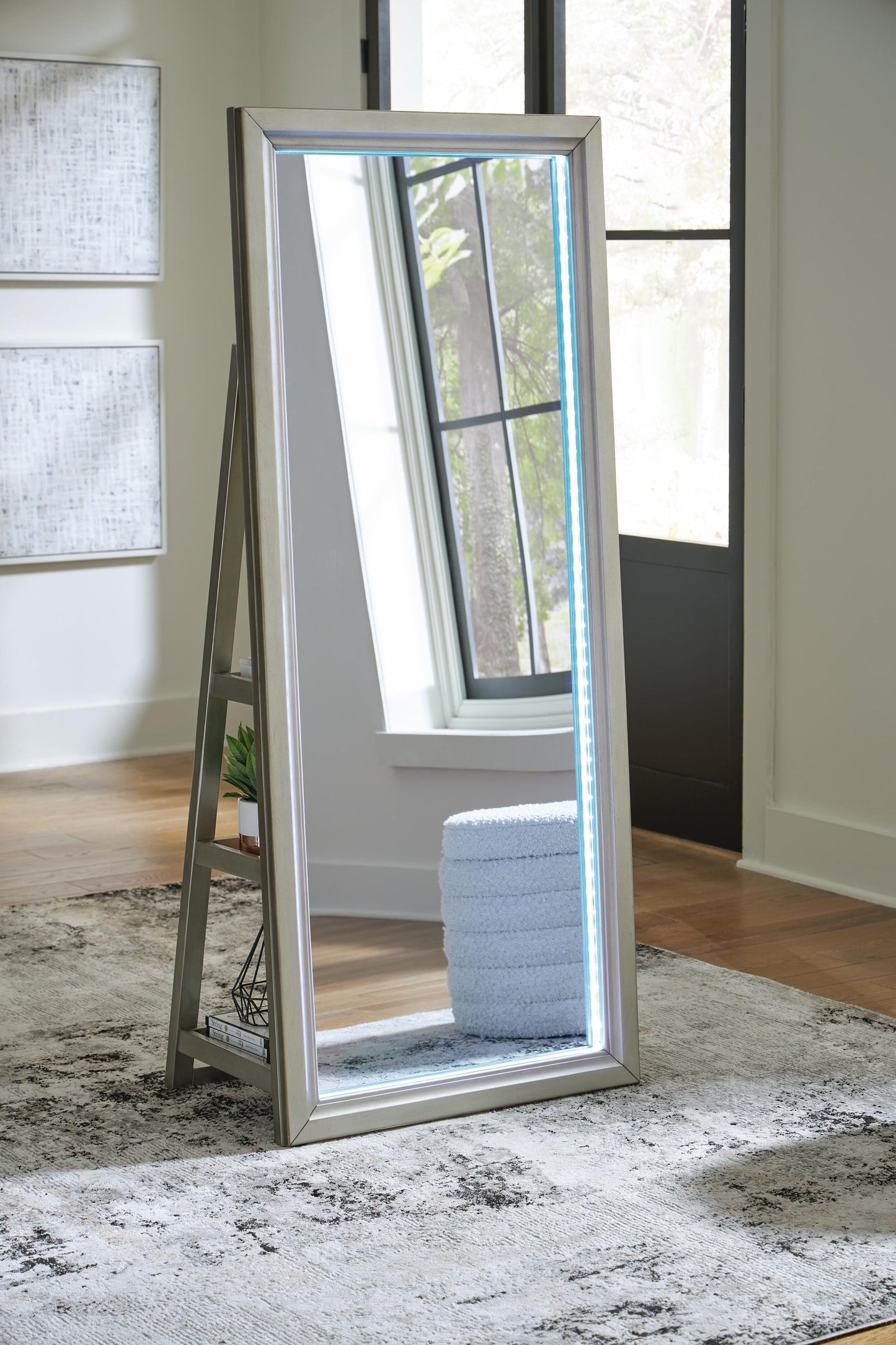 Evesen Floor Standing Mirror/Storage
