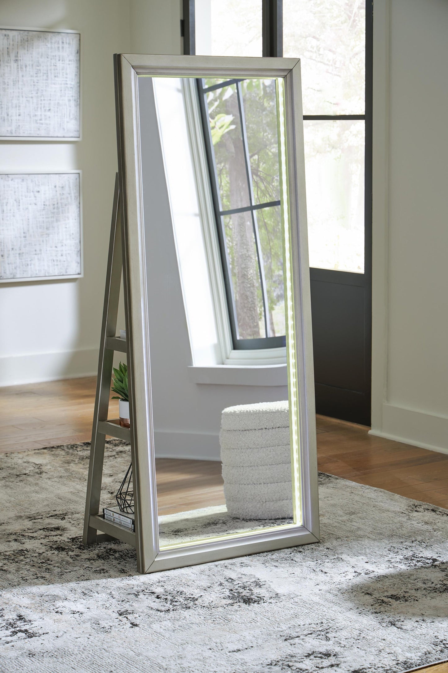 Evesen Floor Standing Mirror/Storage