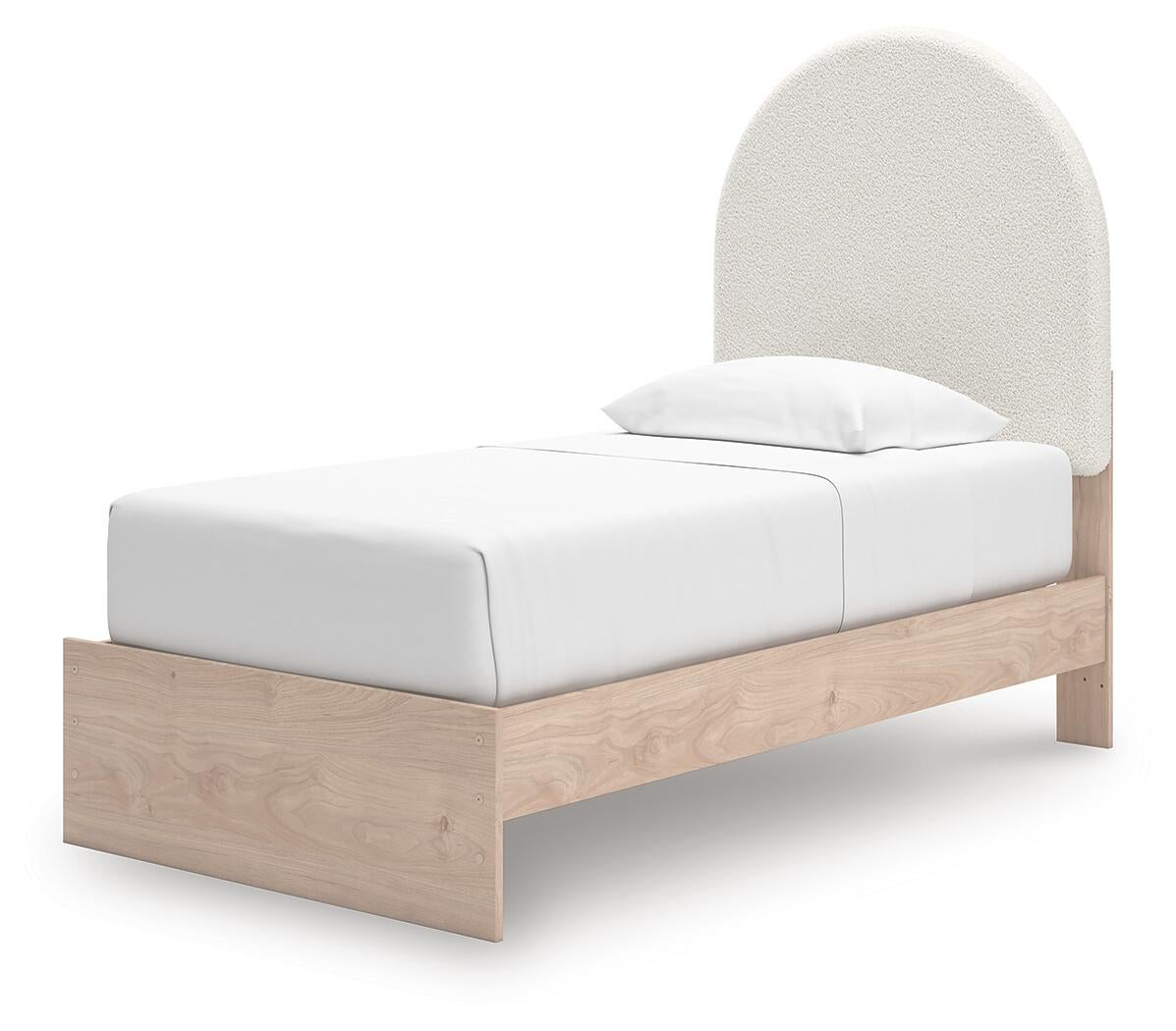 Arloster Twin Upholstered Panel Bed
