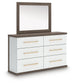 Kendanport Dresser and Mirror