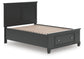 Lanolee Full Panel Storage Bed