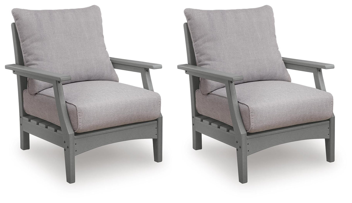Cove Beach Lounge Chair w/Cushion (2/CN)