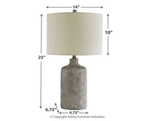 Load image into Gallery viewer, Linus Ceramic Table Lamp (1/CN)
