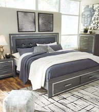 Load image into Gallery viewer, Lodanna  Panel Bed With 2 Storage Drawers
