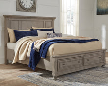 Load image into Gallery viewer, Lettner California King Panel Storage bed
