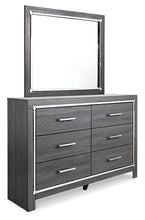 Load image into Gallery viewer, Lodanna Full Panel Bed with Mirrored Dresser
