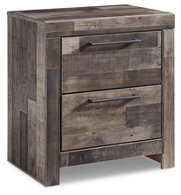 Load image into Gallery viewer, Derekson King Panel Bed with 4 Storage Drawers with Mirrored Dresser and 2 Nightstands
