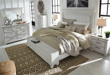 Load image into Gallery viewer, Kanwyn Queen Panel Bed with Storage with Mirrored Dresser, Chest and Nightstand
