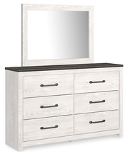 Load image into Gallery viewer, Gerridan Full Panel Bed with Mirrored Dresser
