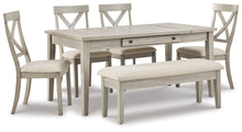 Load image into Gallery viewer, Parellen Dining Table and 4 Chairs and Bench

