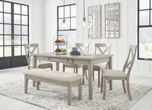 Load image into Gallery viewer, Parellen Dining Table and 4 Chairs and Bench
