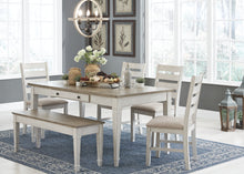 Load image into Gallery viewer, Skempton Dining Table and 4 Chairs and Bench
