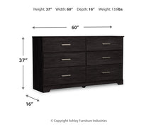 Load image into Gallery viewer, Belachime Twin Panel Bed with Dresser
