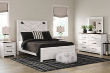 Load image into Gallery viewer, Gerridan Queen Panel Bed with Mirrored Dresser
