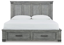 Load image into Gallery viewer, Russelyn King Storage Bed with Mirrored Dresser
