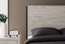 Load image into Gallery viewer, Vessalli Queen Panel Headboard with Mirrored Dresser, Chest and 2 Nightstands
