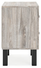 Load image into Gallery viewer, Vessalli King Panel Headboard with Mirrored Dresser and 2 Nightstands

