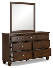 Load image into Gallery viewer, Danabrin Twin Panel Bed with Mirrored Dresser, Chest and Nightstand
