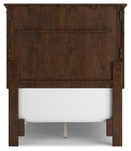 Load image into Gallery viewer, Danabrin Twin Panel Bed with Mirrored Dresser, Chest and Nightstand
